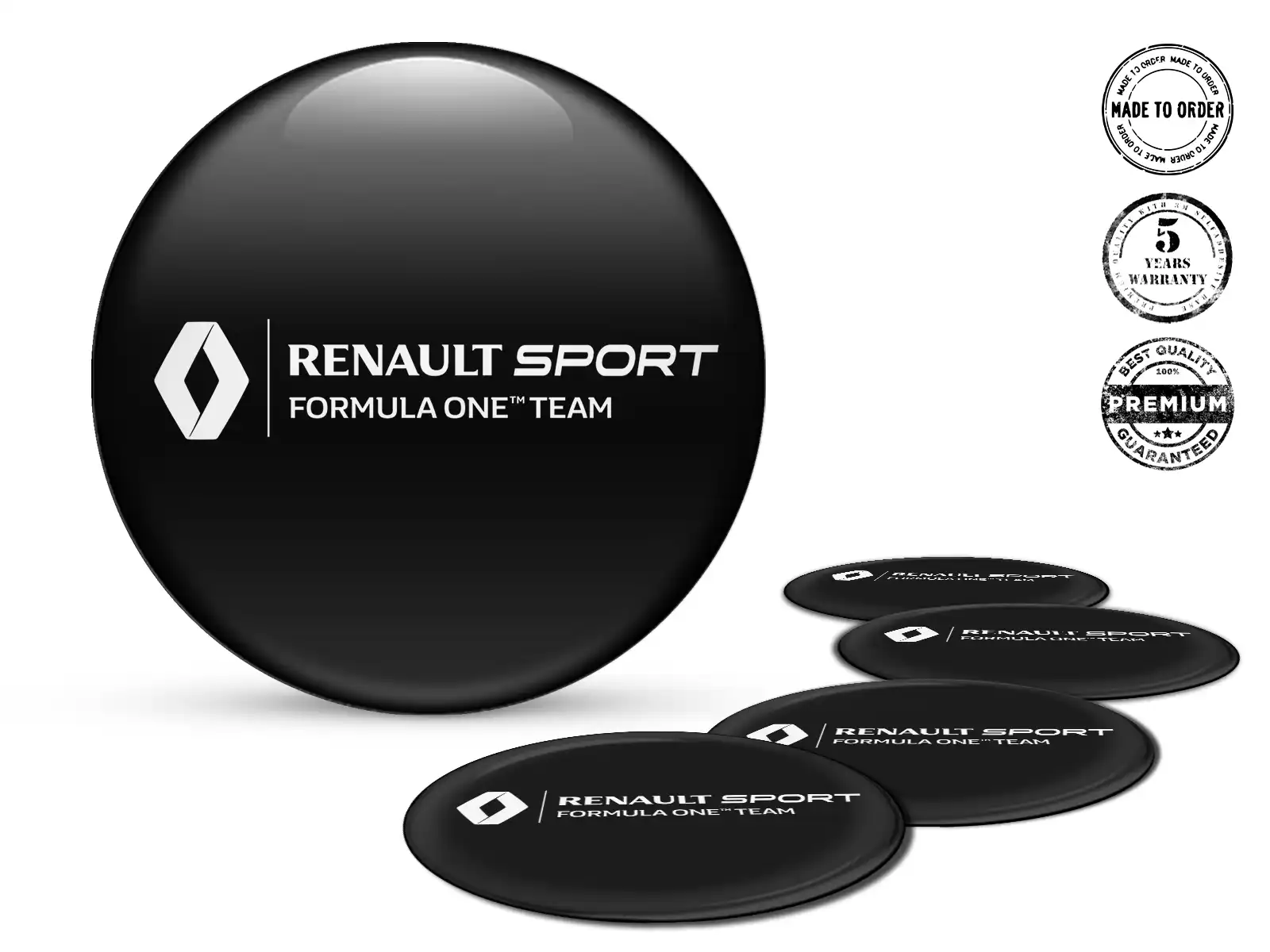 Renault Felgenaufkleber für Autos Luxusgewölbte Logos